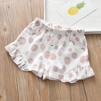 Παιδικά σορτς για κορίτσια με μοτίβο λουλουδιών