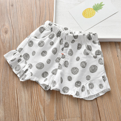 Παιδικά σορτς για κορίτσια με μοτίβο λουλουδιών