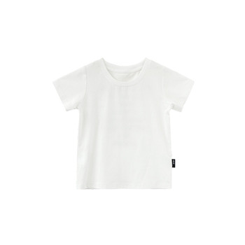 T-shirt για παιδιά σε μαύρο και άσπρο, με επιγραφή στην πλάτη