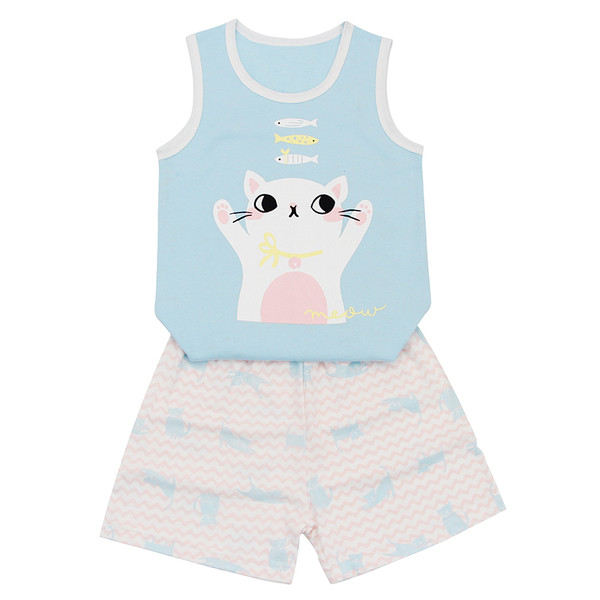 Παιδικά βαμβακερά σετ δύο χρωμάτων σε διαφορετικά μοντέλα