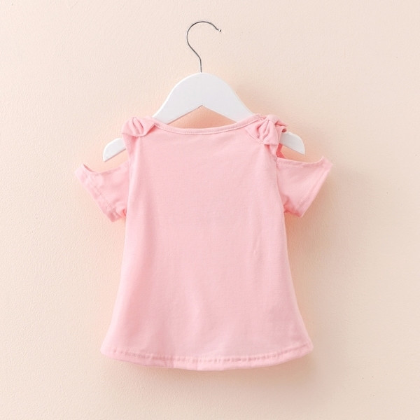 Детска тениска за момичета с апликация 