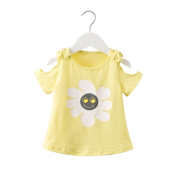 Детска тениска за момичета с апликация 