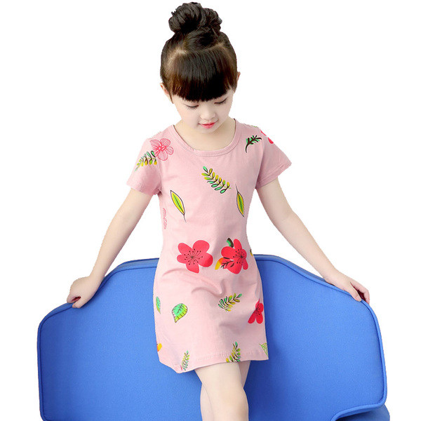 Rochie pentru copii cu maneca scurta pentru fete in mai multe modele