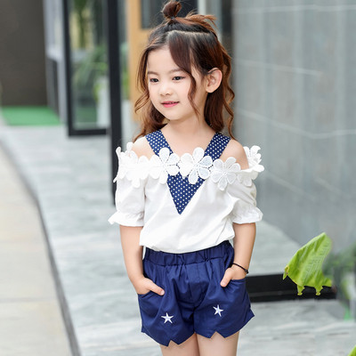 Σετ δύο κομματιών για κορίτσια σε δύο χρώματα