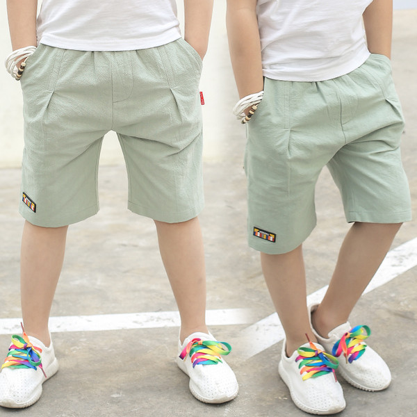 Παιδικά καλοκαιρινά παντελόνια για αγόρια σε διάφορα χρώματα - τρία μοντέλα