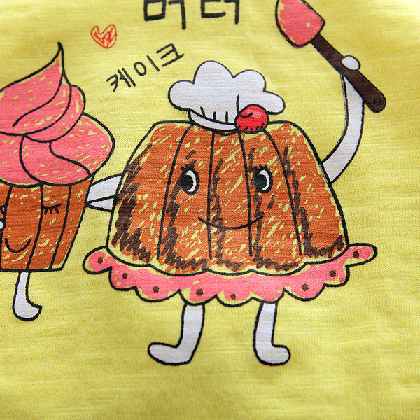 Maieu casual pentru copii model larg in trei culori cu imprimeu