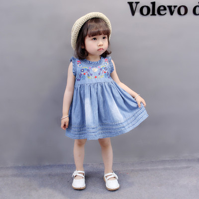 Rochie de copii pentru fete cu broderie