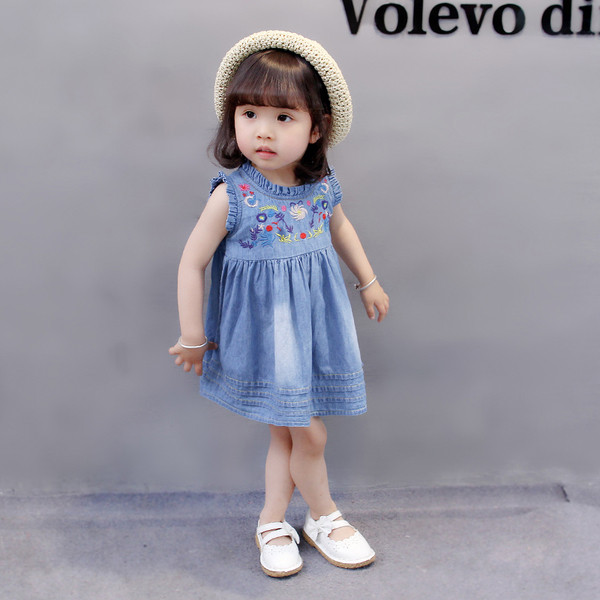 Rochie de copii pentru fete cu broderie