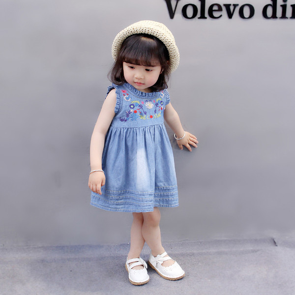 Rochie de copii pentru fete cu broderie