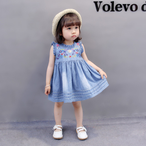 Rochie de copii pentru fete cu broderie