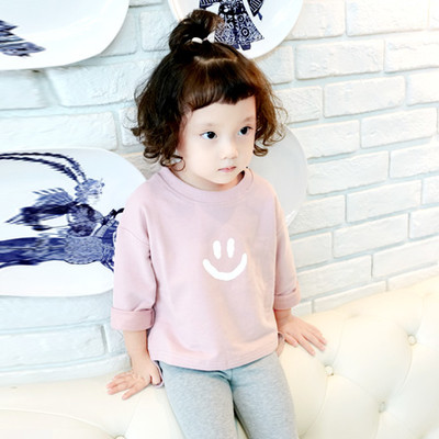 Παιδική μπλούζα για κορίτσια σε τρία χρώματα με εκτύπωση και επιγραφή στην πλάτη