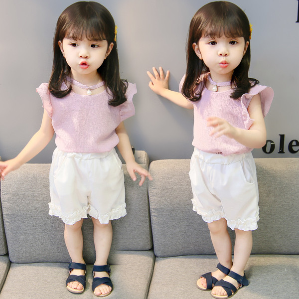 Παιδικό σετ για κορίτσια σε δύο χρώματα