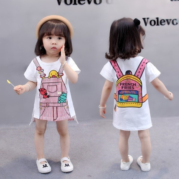 Un model interesant de rochie pentru copii in doua variante