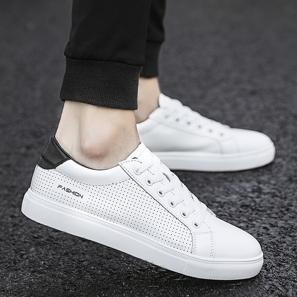 Adidași bărbați din piele artificială respirabili în două modele