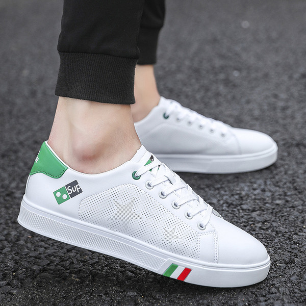 Adidași bărbați din piele artificială respirabili în două modele