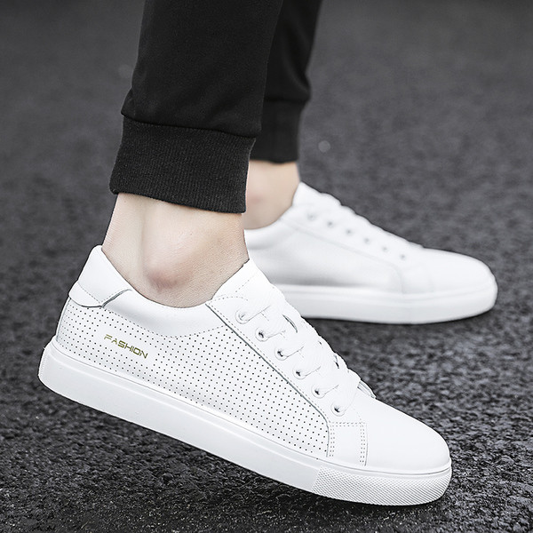 Adidași bărbați din piele artificială respirabili în două modele