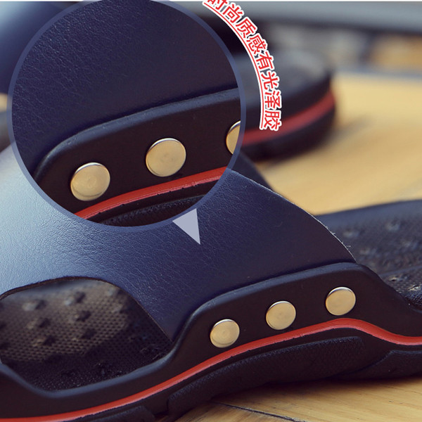 Papuci eleganti pentru barbati din piele ecologica in mai multe culori