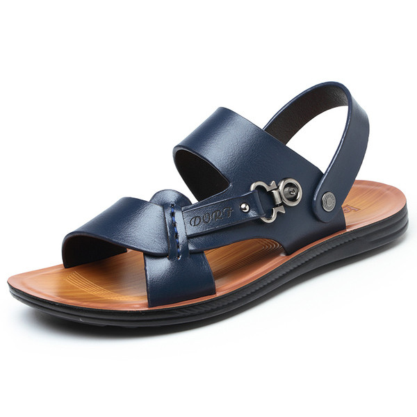 Papuci bărbați din piele ecologică în trei culori