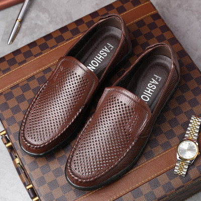 Ανδρικά παπούτσια επίσημα καλοκαιρινά σε δύο χρώματα - δύο μοντέλα