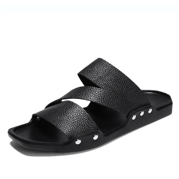 Papuci bărbați din piele ecologică în trei culori