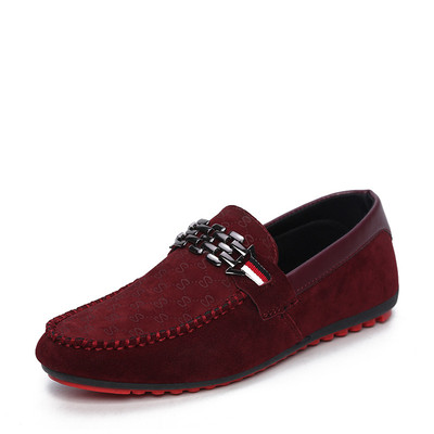 Mocasini eleganti pentru barbati cu decor metalic