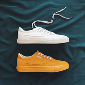 Adidași moderni pentru bărbați din piele ecologică inversată în două culori