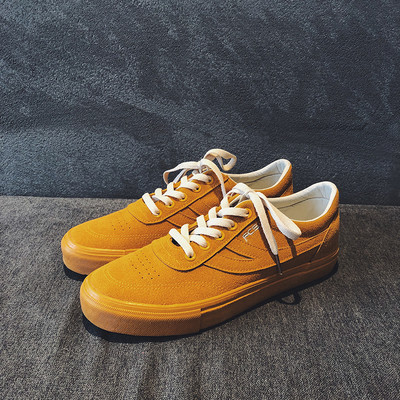 Adidași moderni pentru bărbați din piele ecologică inversată în două culori