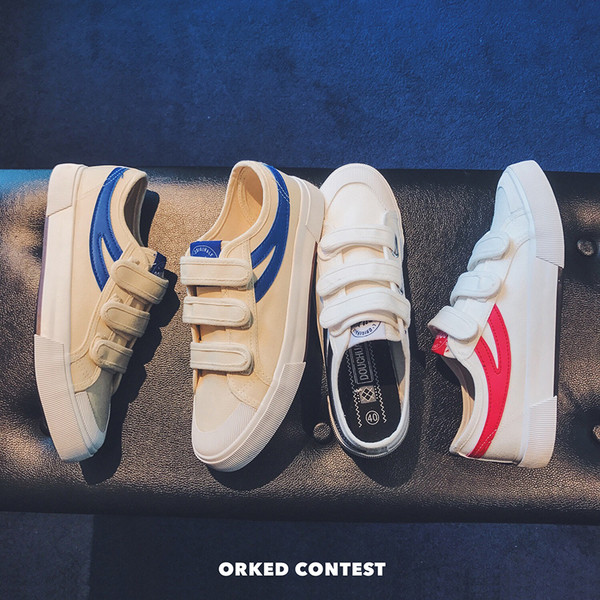 Adidasi casual barbatesti cu autocolante in trei culori