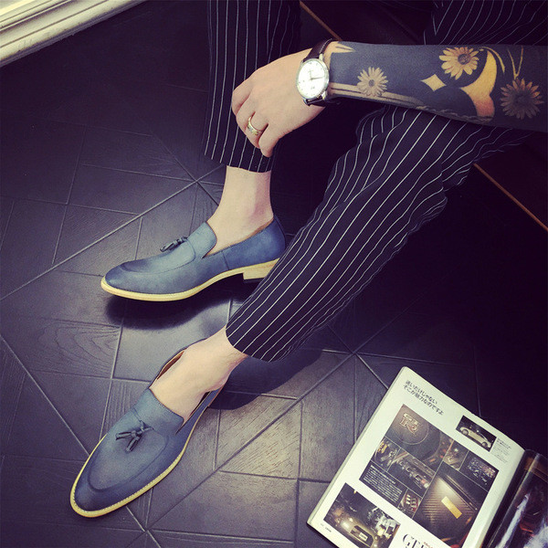 Pantofi formali pentru bărbați în culori irizate