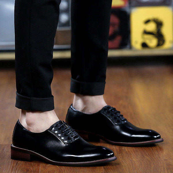 Pantofi formali pentru bărbați cu toc joasă în trei culori