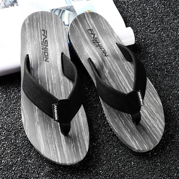 Papuci barbatesti cu talpa plate in trei culori