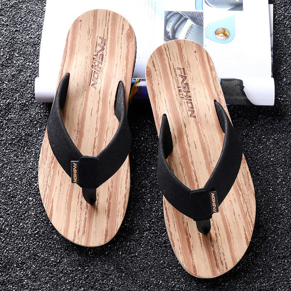 Papuci barbatesti cu talpa plate in trei culori