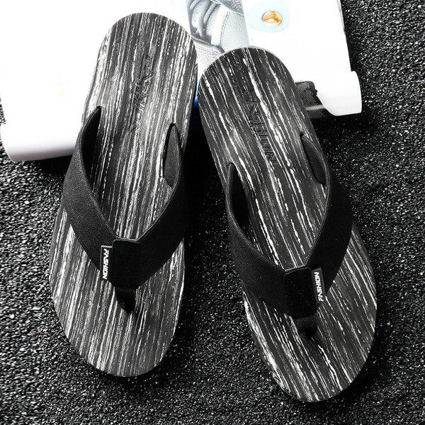 Papuci barbatesti cu talpa plate in trei culori