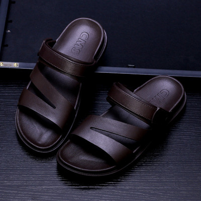 Мъжки сандали от еко кожа в два цвята