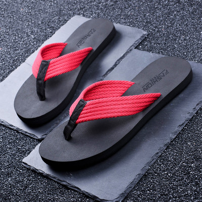 Ανδρικές παντόφλες με χαμηλή επίπεδη σόλα  σε διάφορα χρώματα