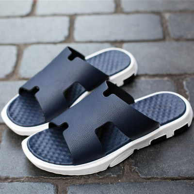 Ανδρικές παντόφλες με χαμηλή επίπεδη σόλα σε διάφορα χρώματα