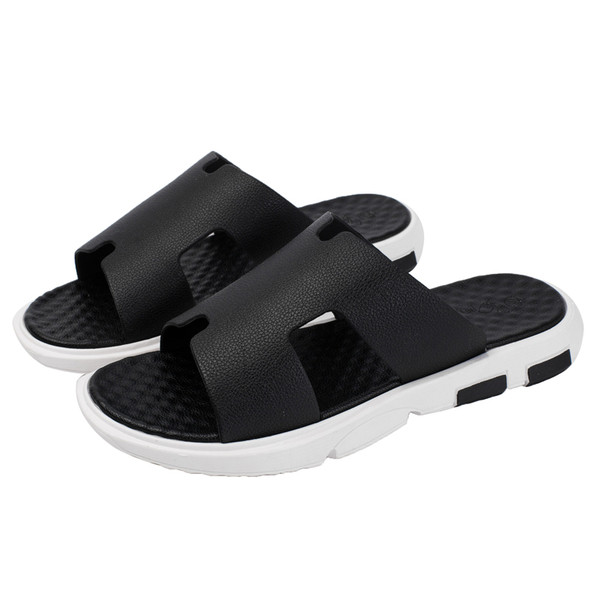 Ανδρικές παντόφλες με χαμηλή επίπεδη σόλα σε διάφορα χρώματα