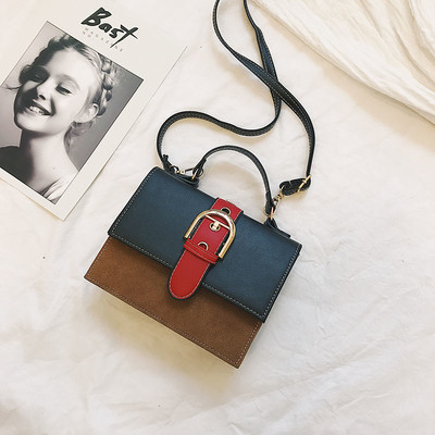 Κομψή δερμάτινη γυναικεία τσάντα σε τρία χρώματα