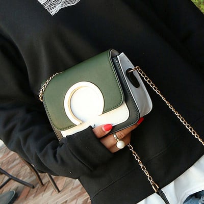 Stílusos mini kézitáska fém díszítéssel több színben