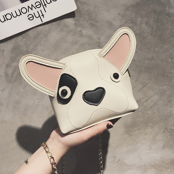 Mini geantă de mână elegantă cu lanț metalic