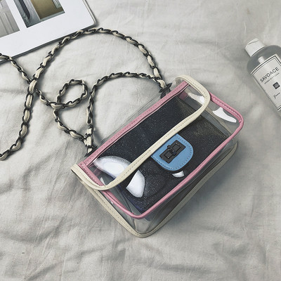 Κομψή γυναικεία τσάντα με πολύχρωμο μοτίβο - διάφορα χρώματα