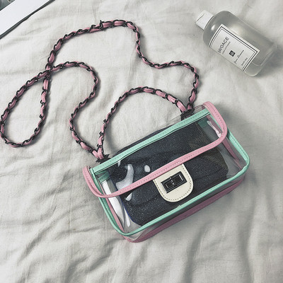 Κομψή γυναικεία τσάντα με πολύχρωμο μοτίβο - διάφορα χρώματα