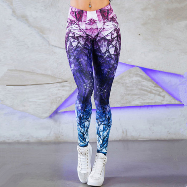 Sport - leggings de dama zilnic cu imprimeu