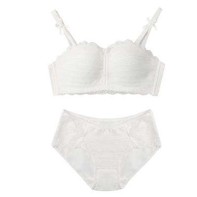 Κομψό γυναικείο σετ - σουτιέν και μπικίνι σε τέσσερα χρώματα