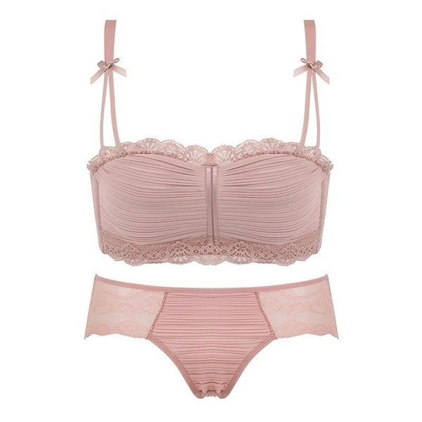Κομψό γυναικείο σετ - σουτιέν και μπικίνι σε τέσσερα χρώματα