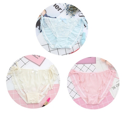 Σετ τριών ζευγαριών μπικίνι μεταξιού με δεσμούς σε διαφορετικά χρώματα