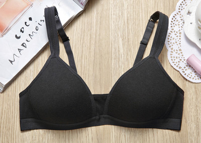 Sutien casual de dama din bumbac foarte confortabil in trei culori