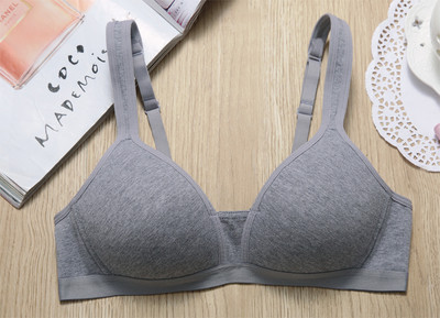 Sutien casual de dama din bumbac foarte confortabil in trei culori