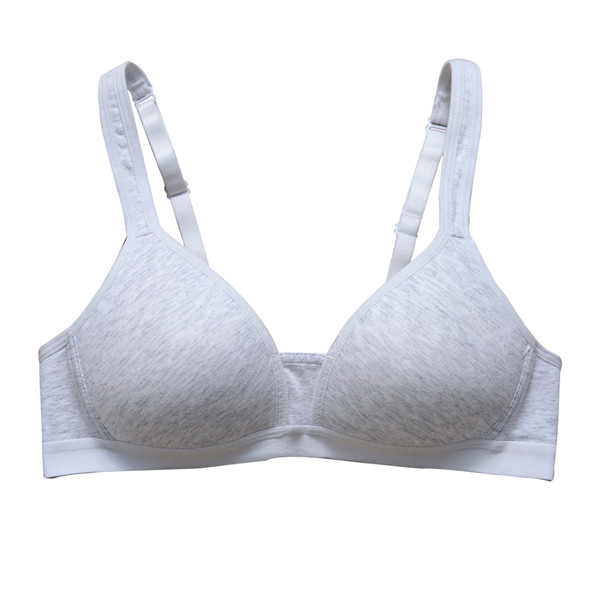 Sutien casual de dama din bumbac foarte confortabil in trei culori