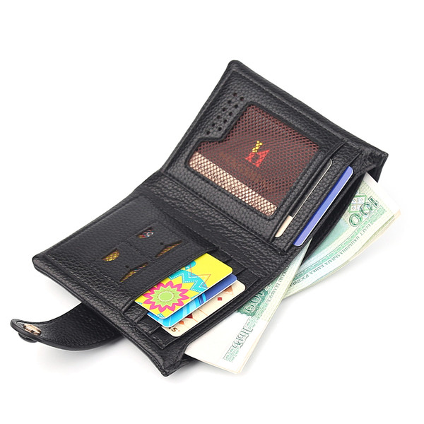 Portofel de zi cu zi pentru bărbați cu închidere externă